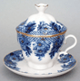 Lomonosov Porcelain Basket Tea Maker W/ Lid