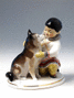 Yakutian Boy with Dog