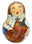 Russian Nesting Doll Singing Baby Girl w/ Violin thumbnail