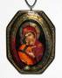 Icon-Pendant  Our Lady of Vladimir thumbnail