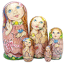 Nesting Doll  Children-Elfs  5pc NEW