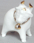 White Bull with Gold Bell